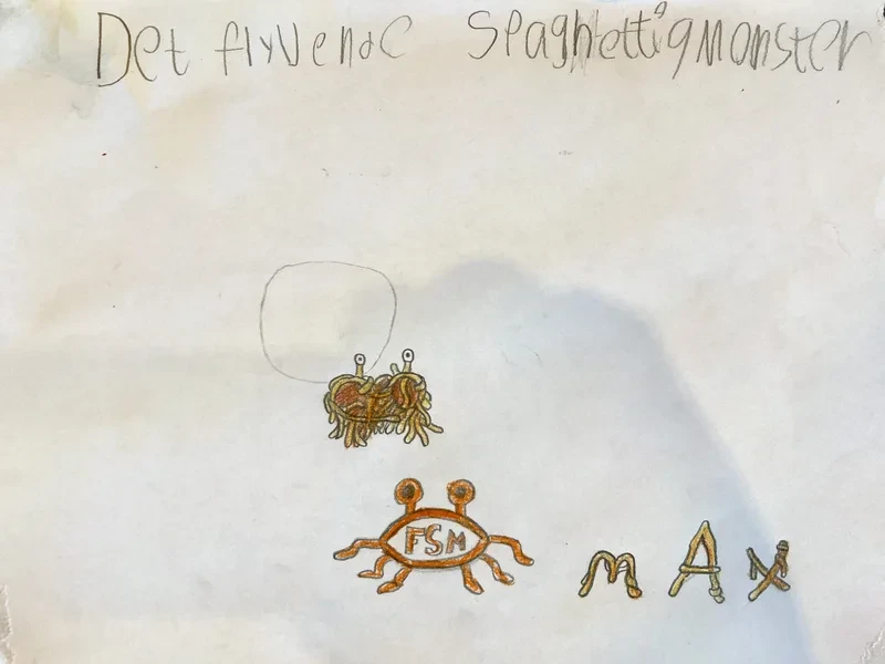 Flying spaghetti monster