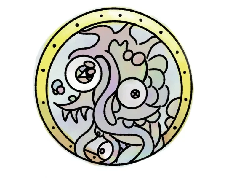 Porthole tentacle creature