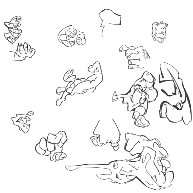 Hand studies 1